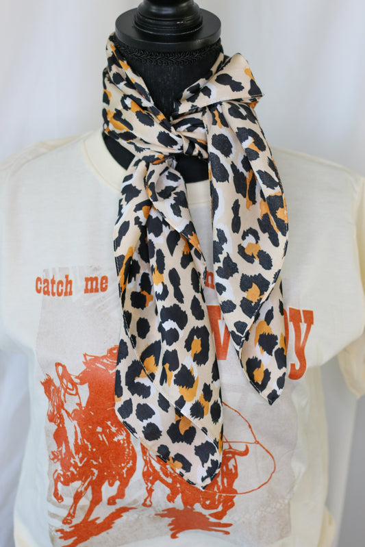 Light Cheetah Scarf