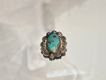 Load image into Gallery viewer, Stamped Turquoise Pin
