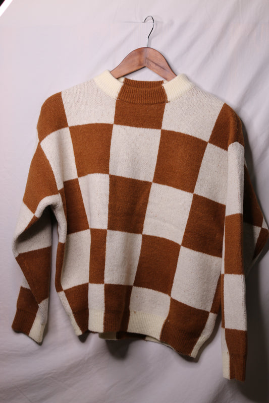 Decked in Checkers Sweater